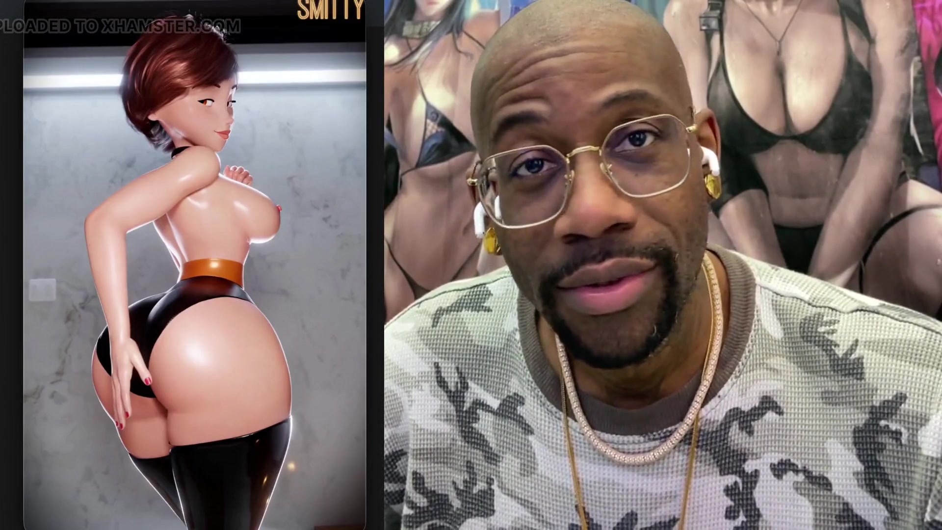 Big Breast Helen Parr Showing Her Thicc Fat Ass