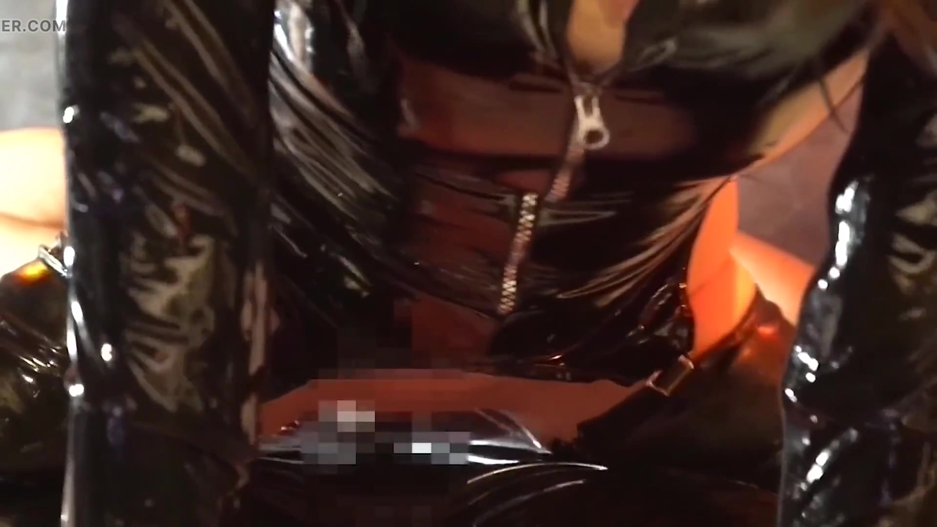 Sex in a Latex Dress, Thigh-high High Heel Boots, Long Glove