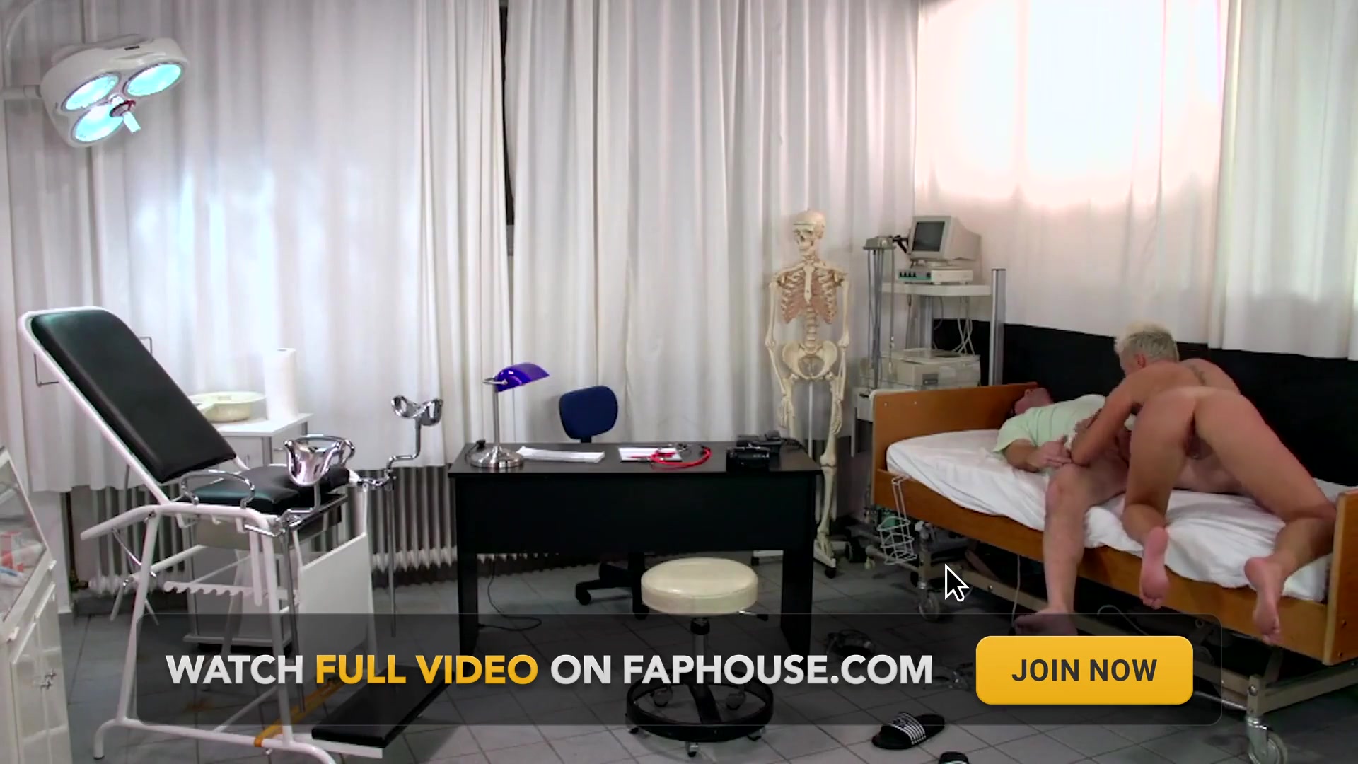 Blonde MILF Double Penetration Doctor Exam Fuck