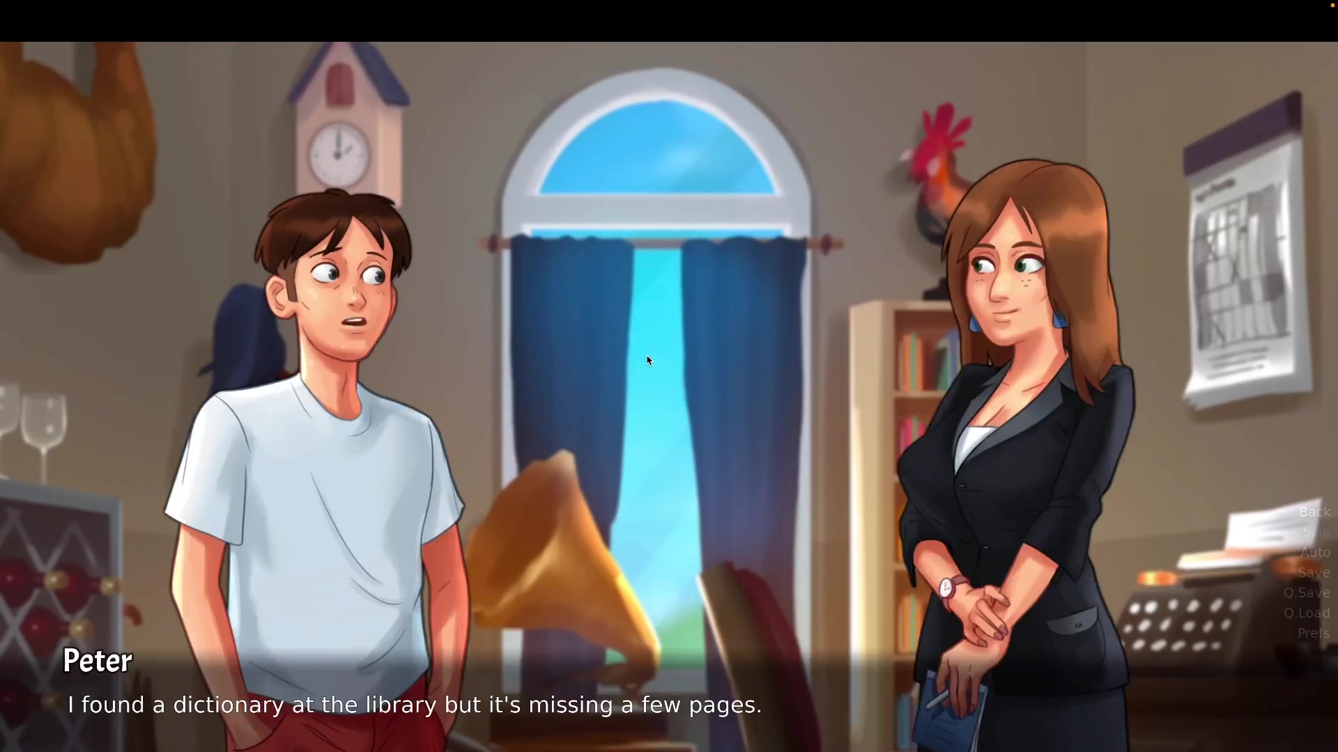 Summertime saga gameplay. French teacher, library sex, naughty magazine