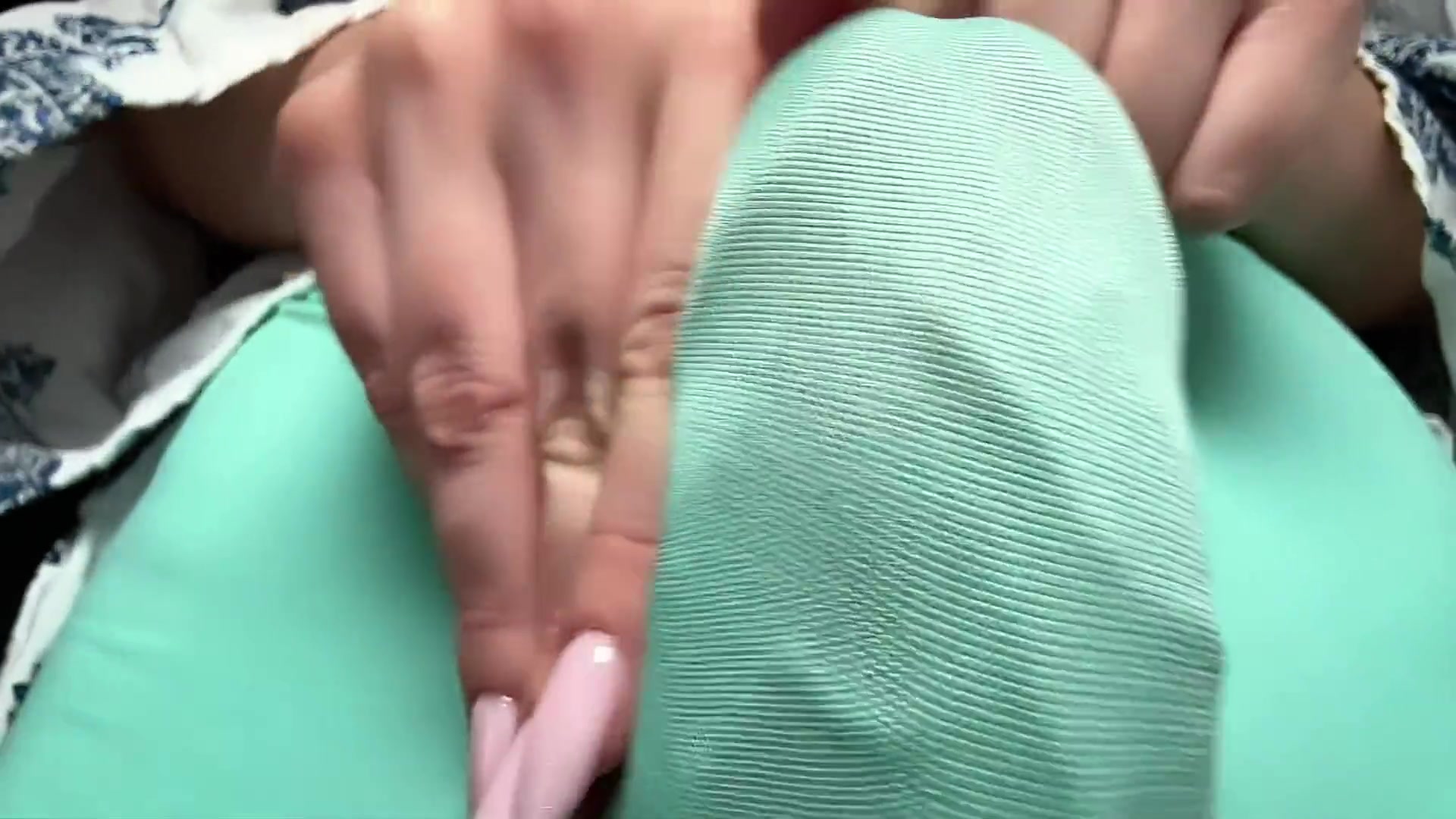 Busty Step Mother Seduces Step Son in the kitchen , shows him milky tits and masturbates big cock