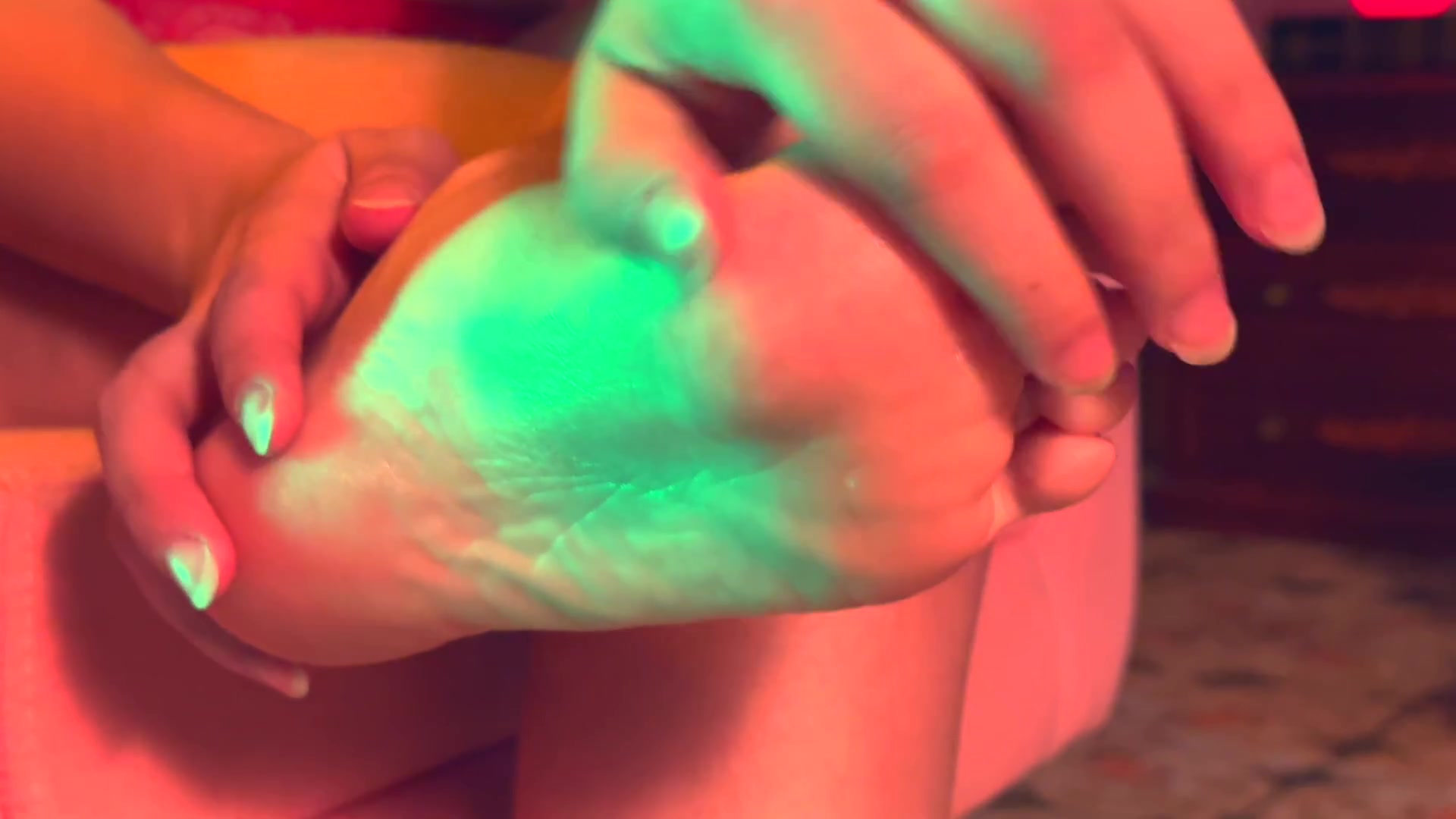 Showing off my soft feet