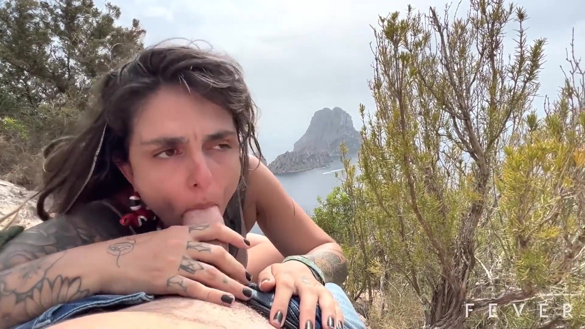 Squirt and Cumshot in Mouth in Ibiza