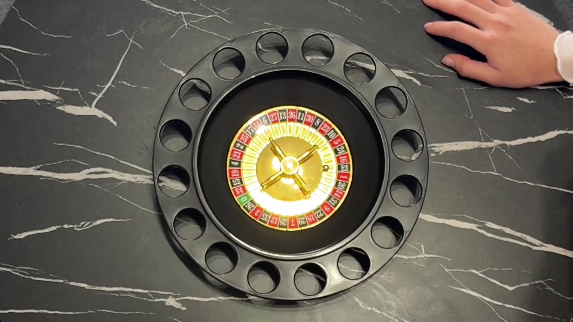 Two girls one guy Christmas Party with lots of precum and endless cock teasing for a handjob challenge