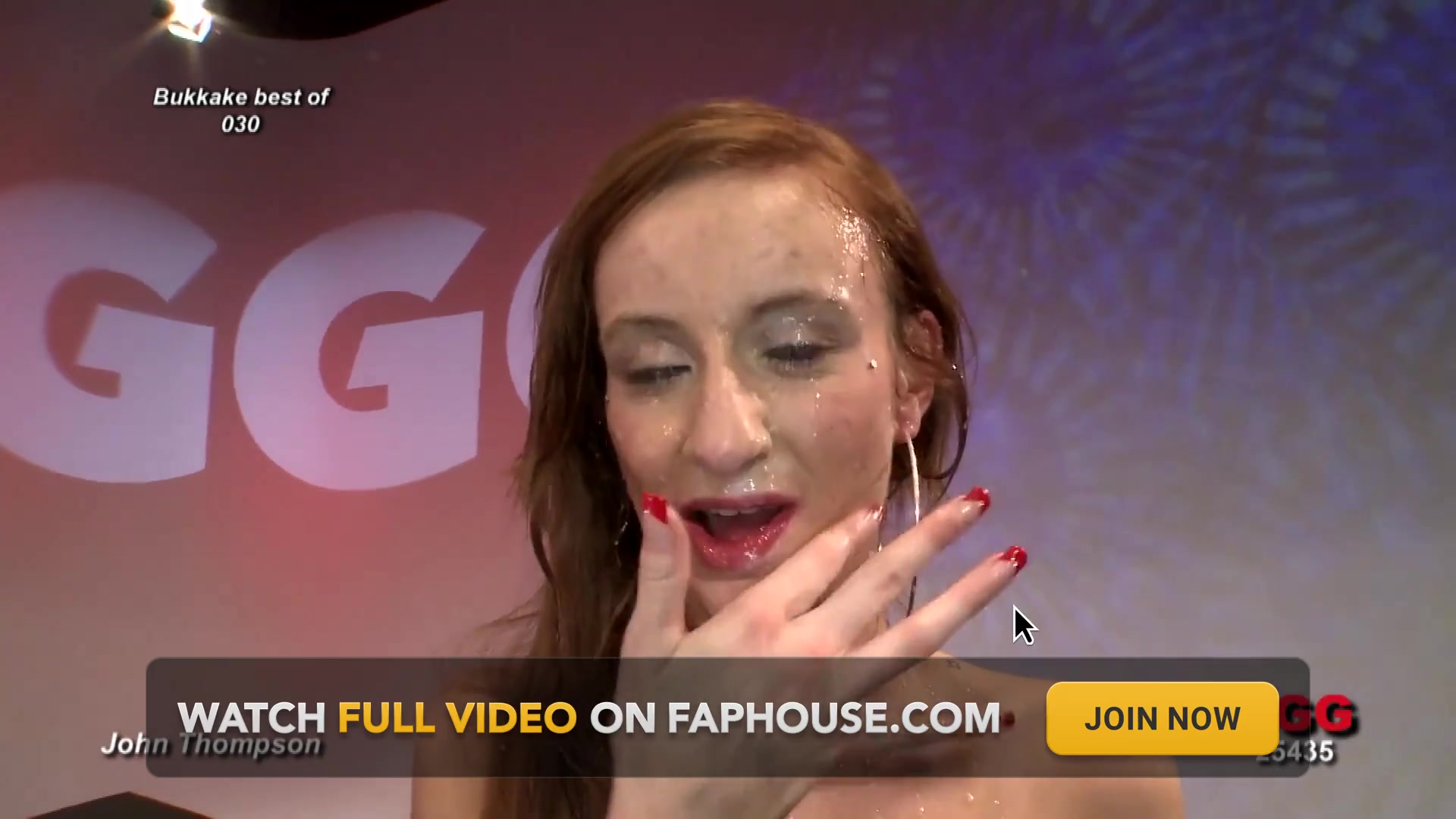 Ggg - Blonde Bukkake Slut Sucks and Swallows Massive Loads