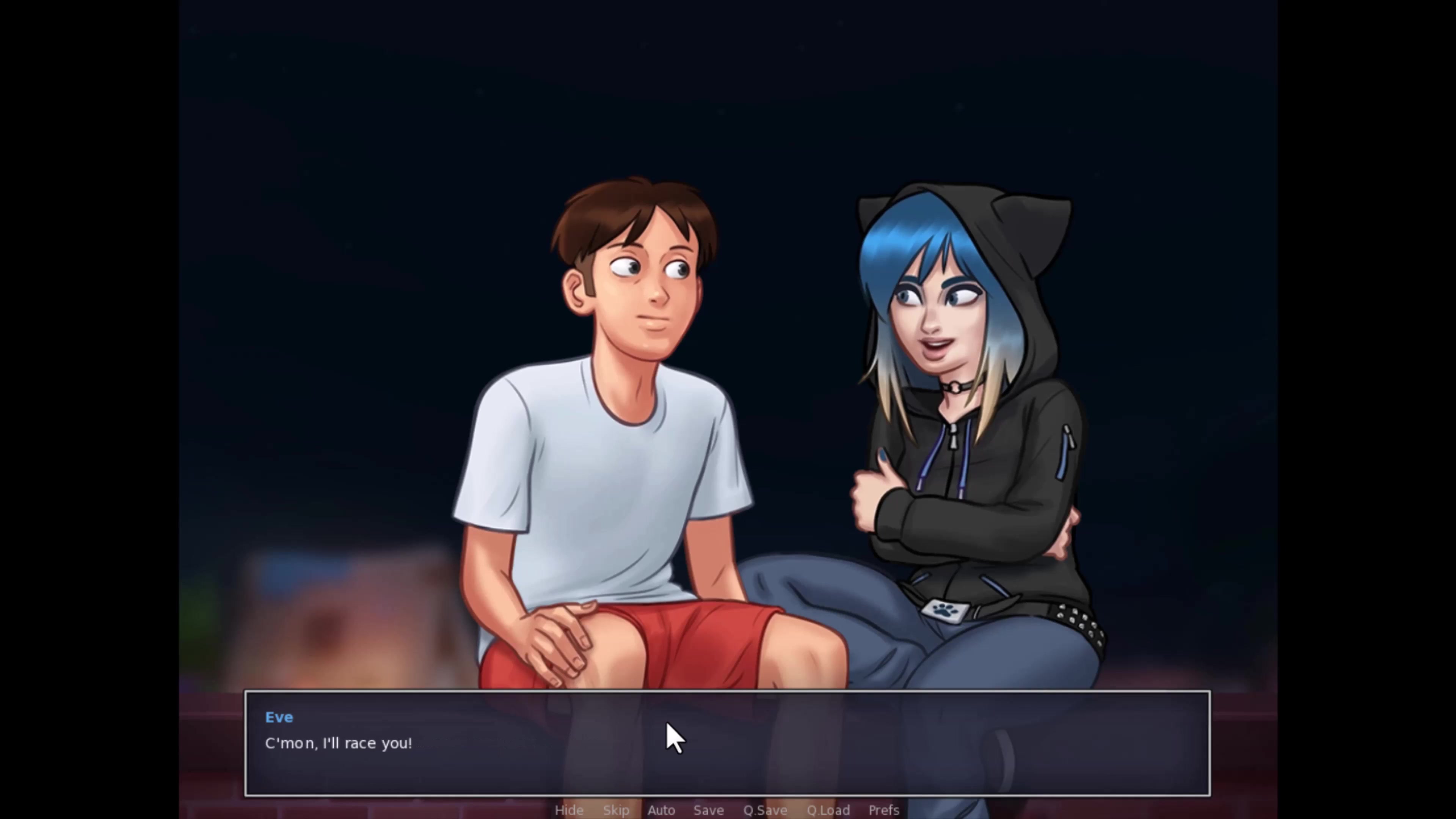 Summer time saga - Eve gave me a hand job.