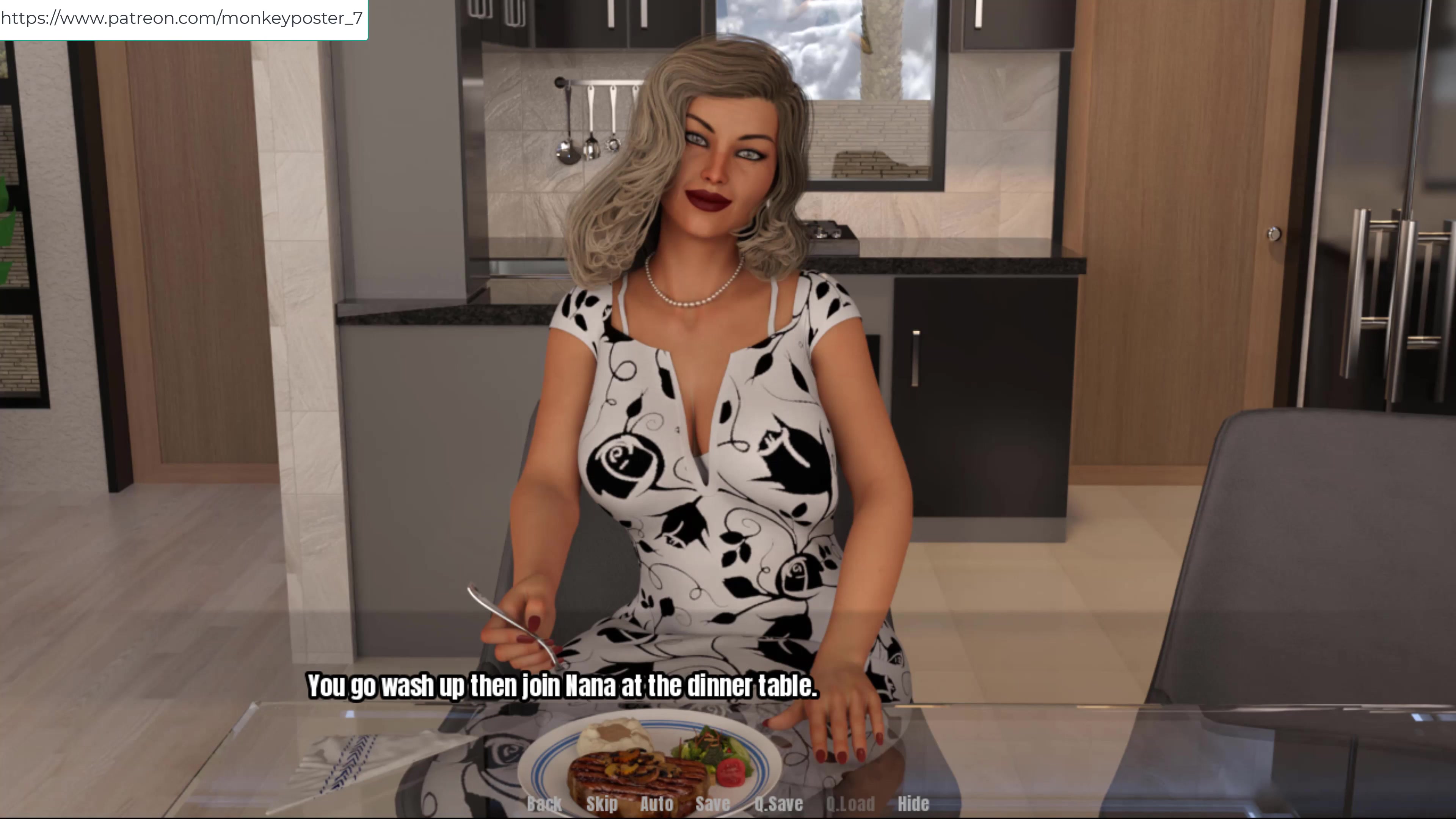 Grandma's house - Nana exposed her breast to me