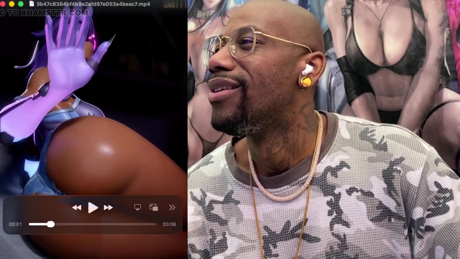 Thicc Fat Ass Somba Teasing Her Tasty Brown Delicious Ass