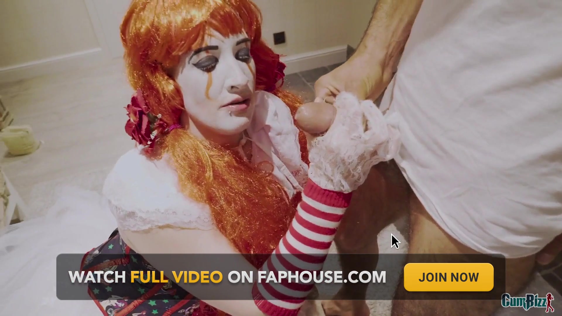 Dutch clown cumslut Halloween