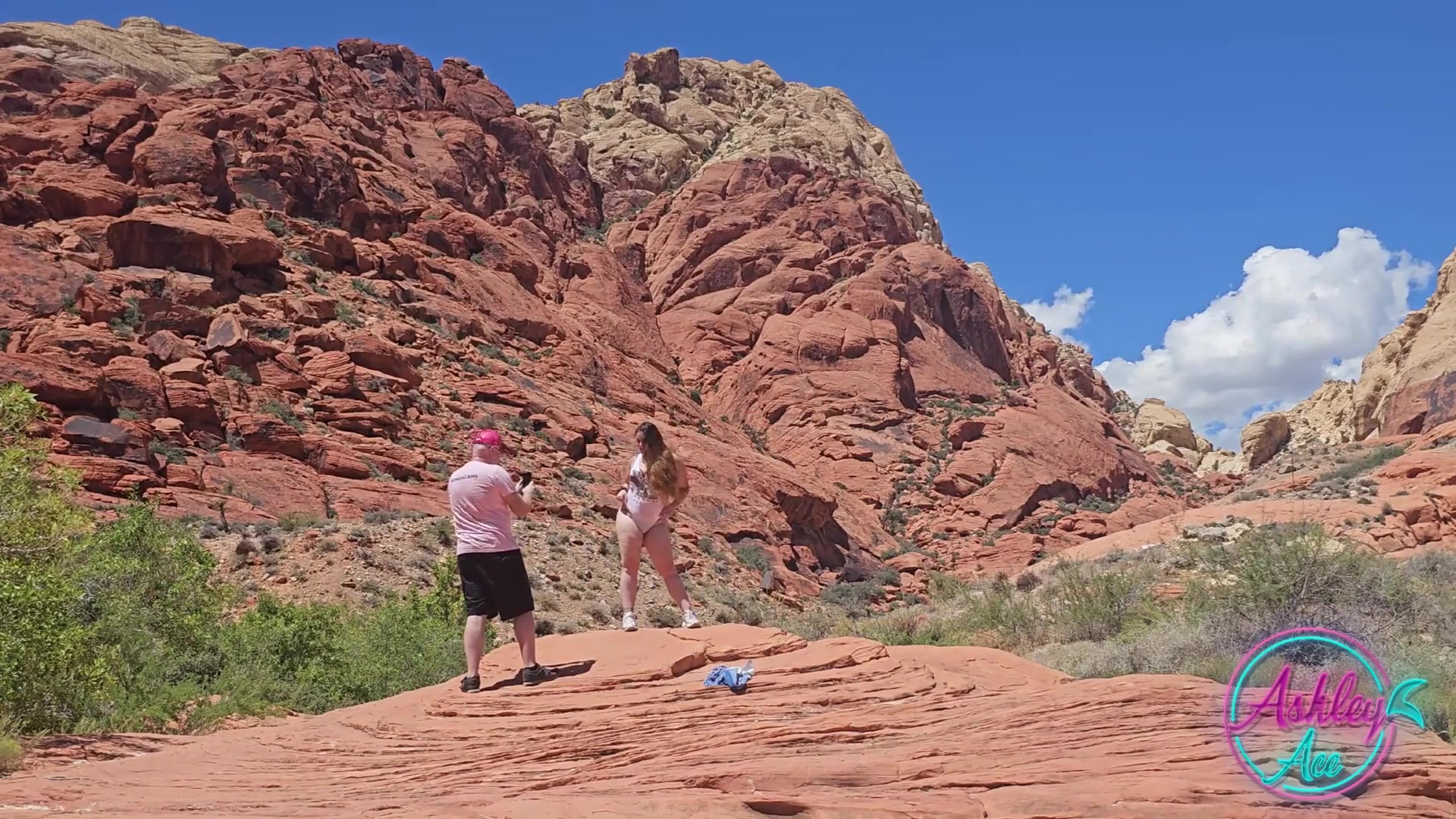 Behind the Scenes Photo Shoot - Ashley at Red Rock Canyon