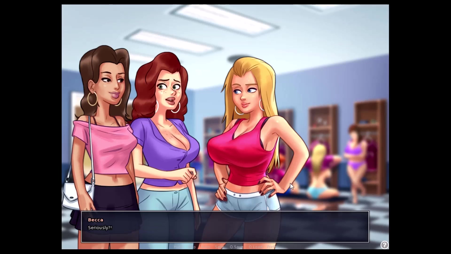 Summertime saga - Johannes fucked Odette...The ladies and Johannes played spin the bottel.