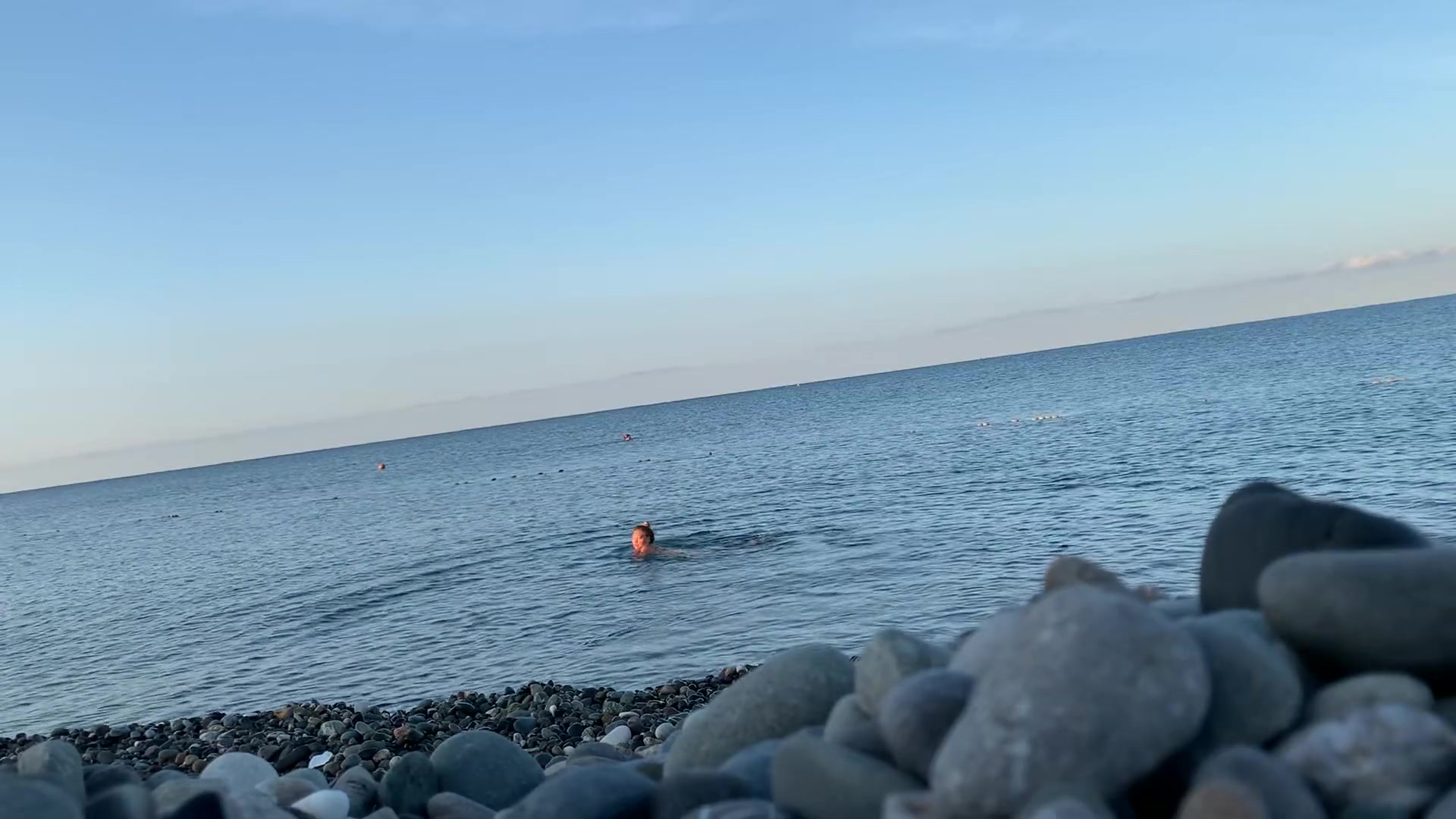 Monika Fox Swims Naked In Sea