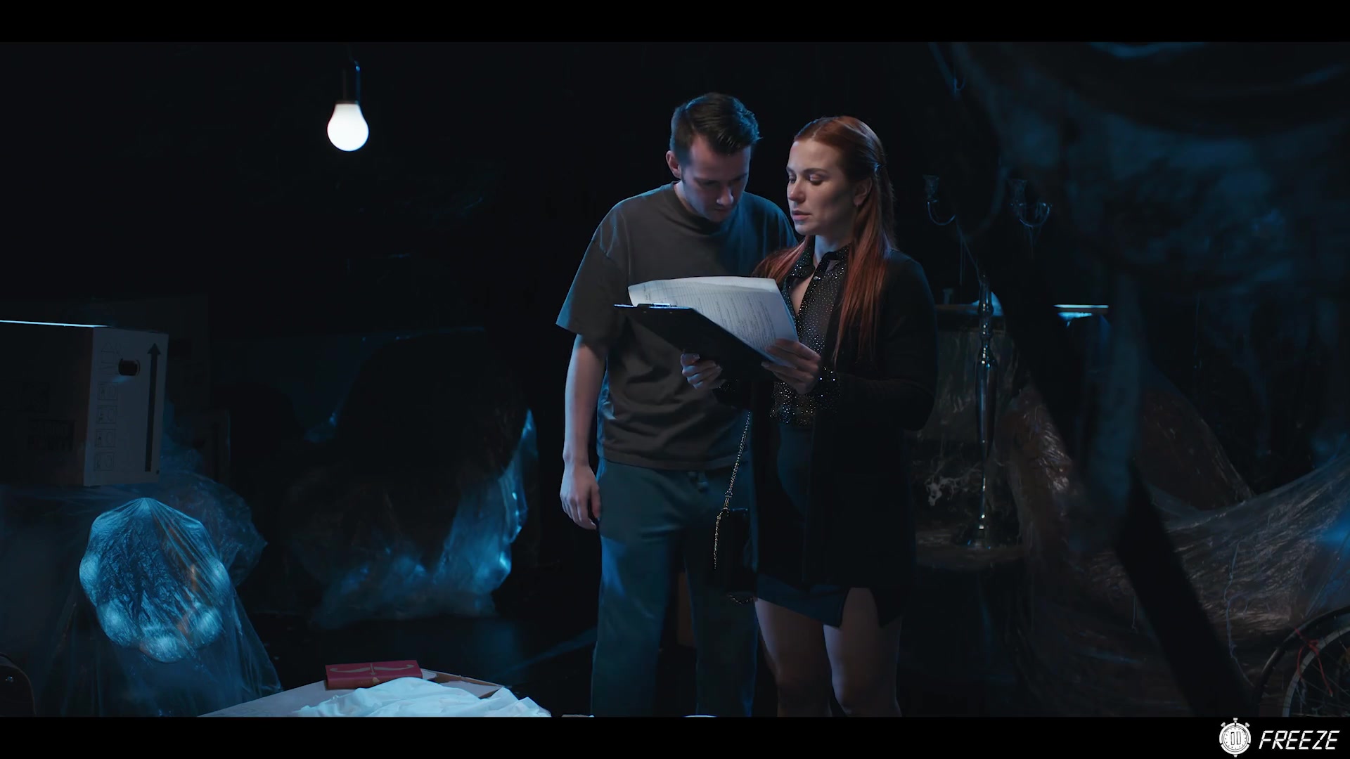 Redhead Landlady Getting Used by Horny Young Tenant - Time Stop Frozen In Time Freeze Fetish