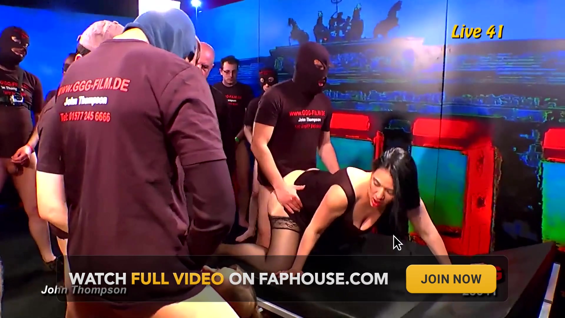 Ggg John Thompson - Meli and Conny Wild Live Gangbang Fuck