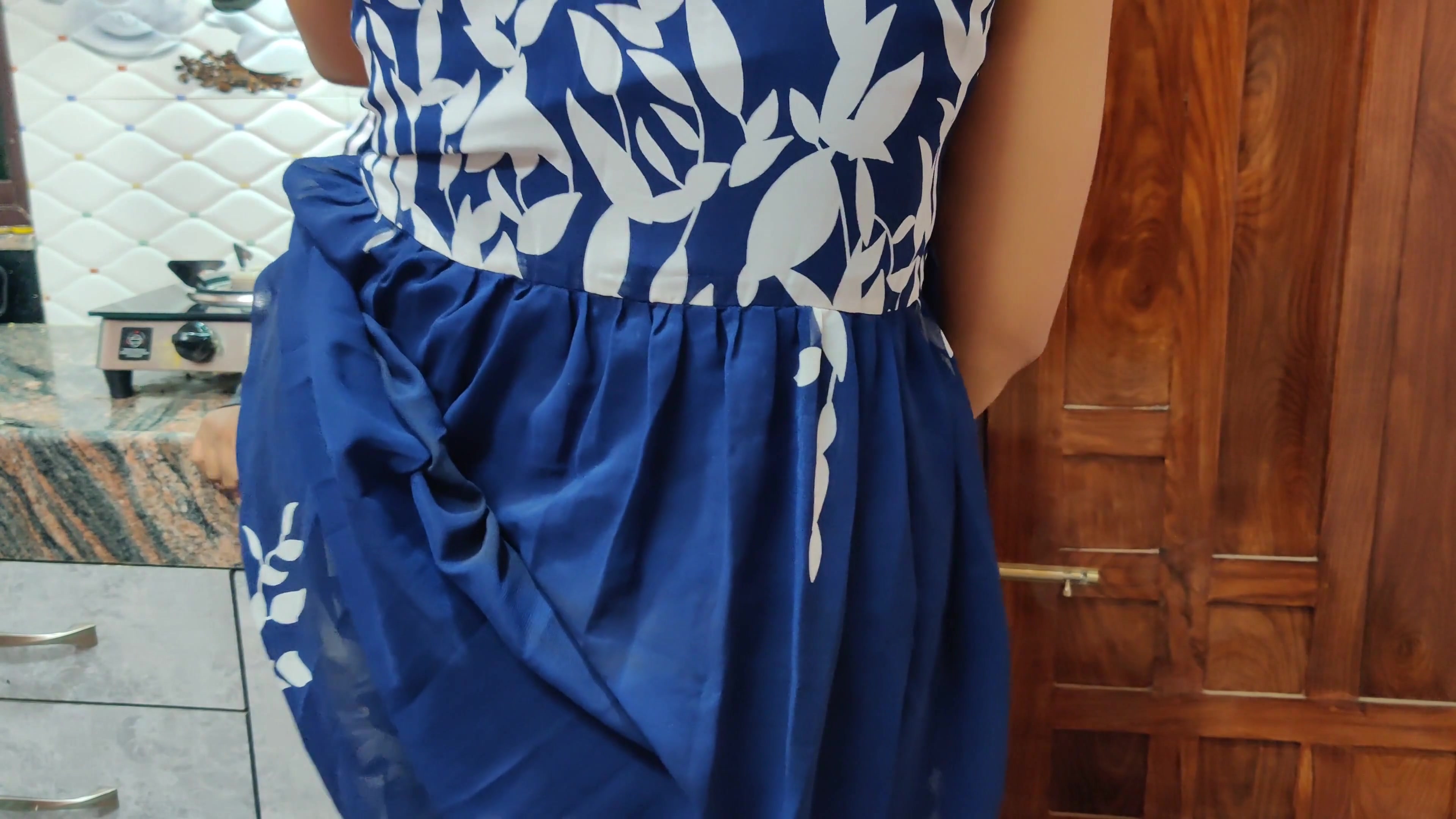 Cheating House Wife Getting Fucked in the Kitchen