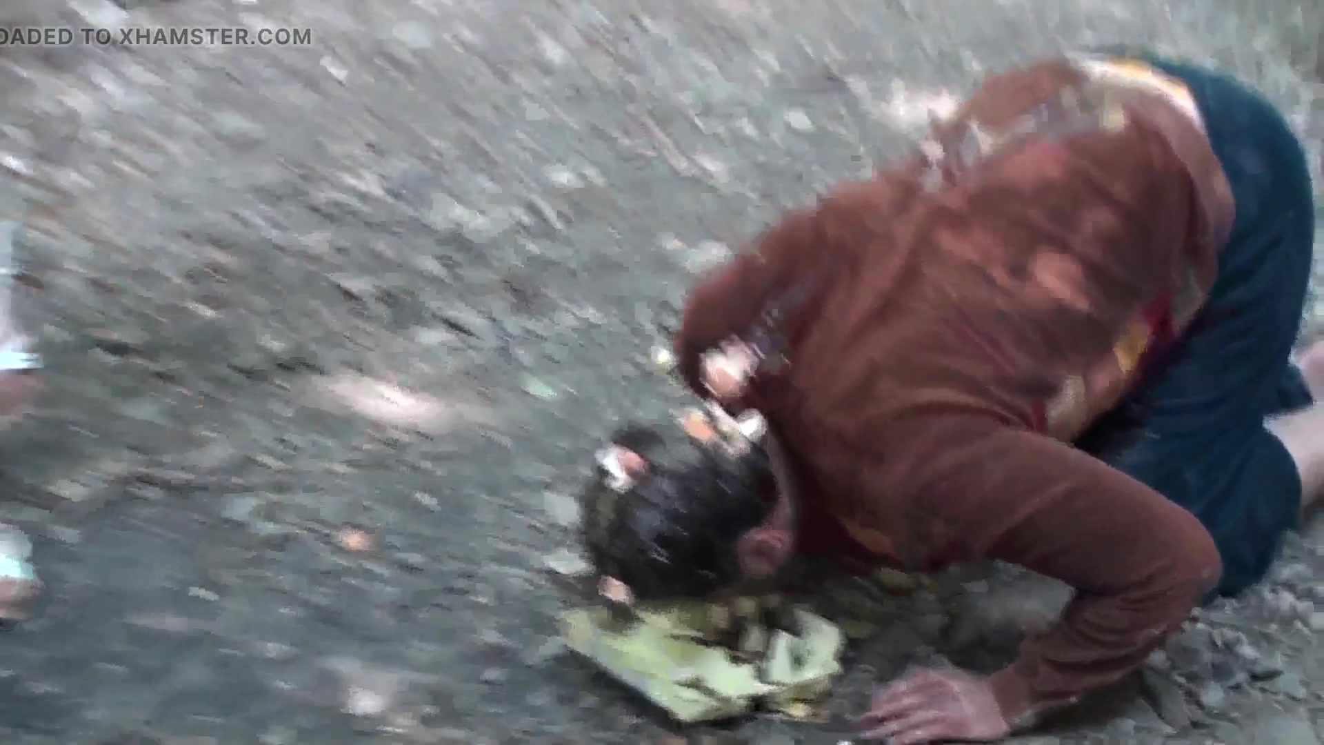 Outdoor Humiliating This Slave