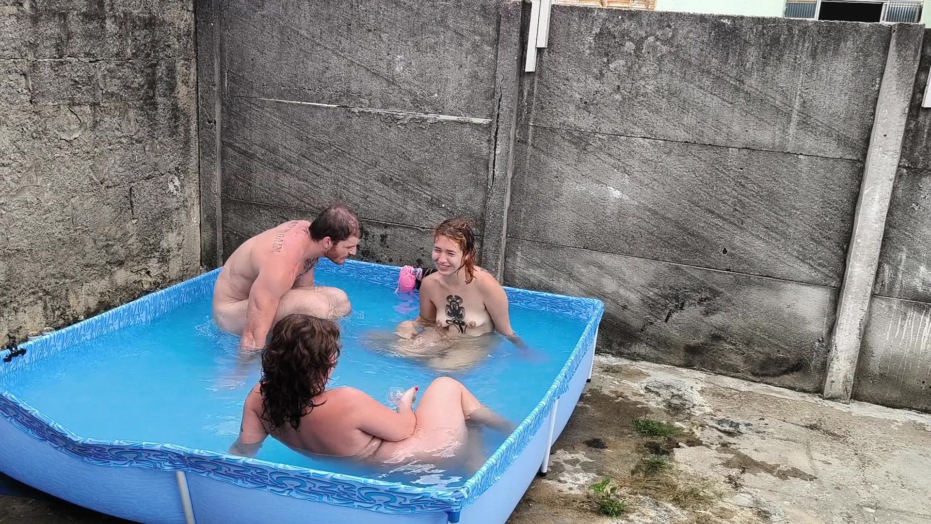 Pool Party with Naughty Stepsisters