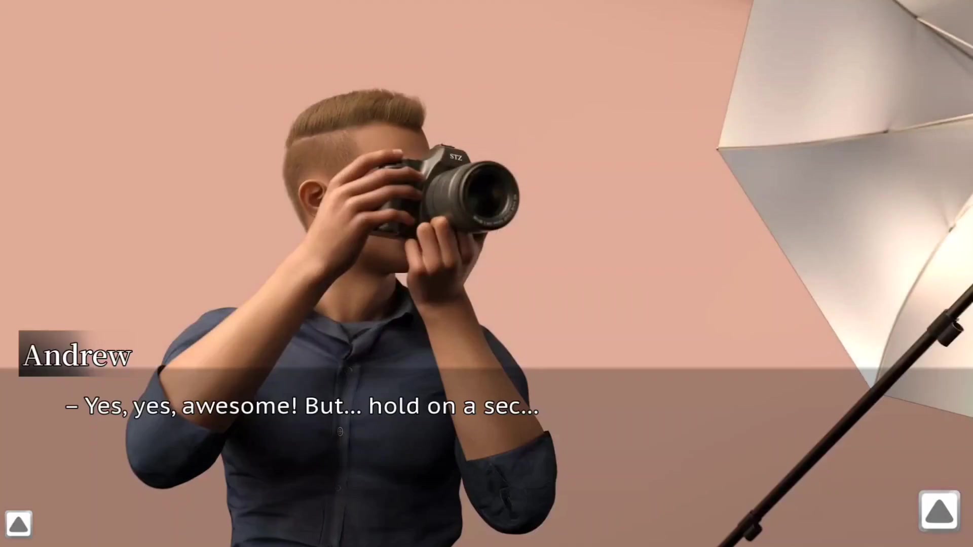 The Stepmother Is Alone in the Room, Secretly Having Fun with the Photographer on the Bed