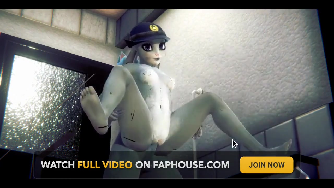 Furry Hentai - Judy Rabit трахнули в туалете - японское азиатское порно манга, аниме-игры