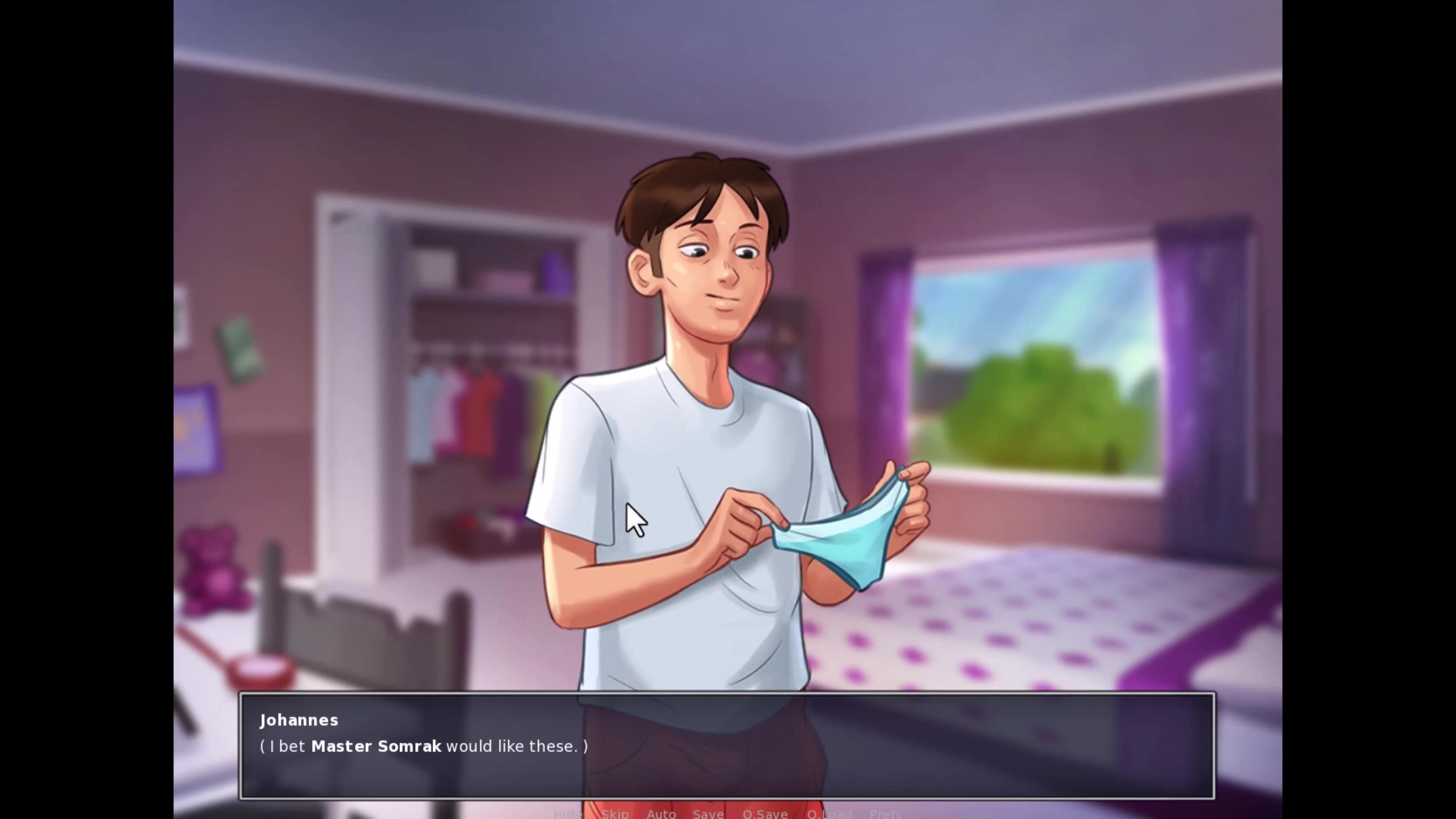 Summertime saga: I like to cum inside her.