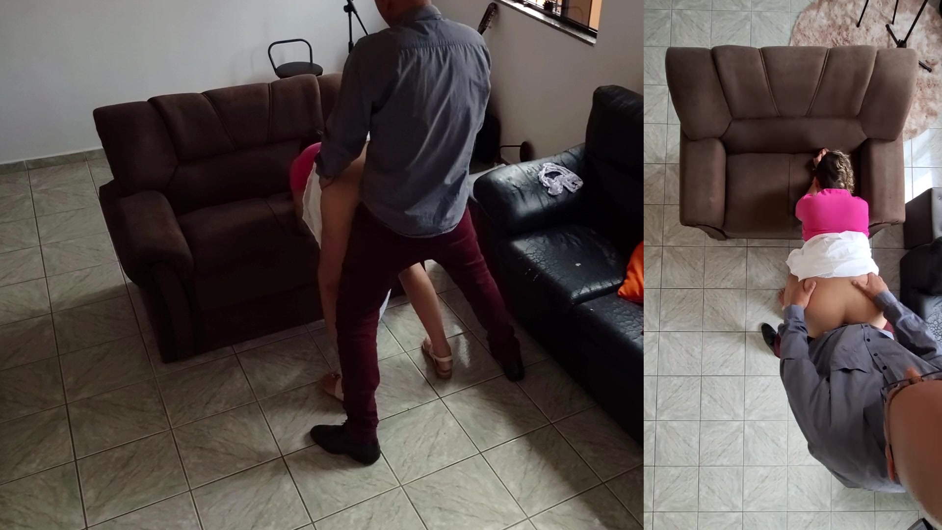 The believer, ashamed of her sins, at the pastor's house.