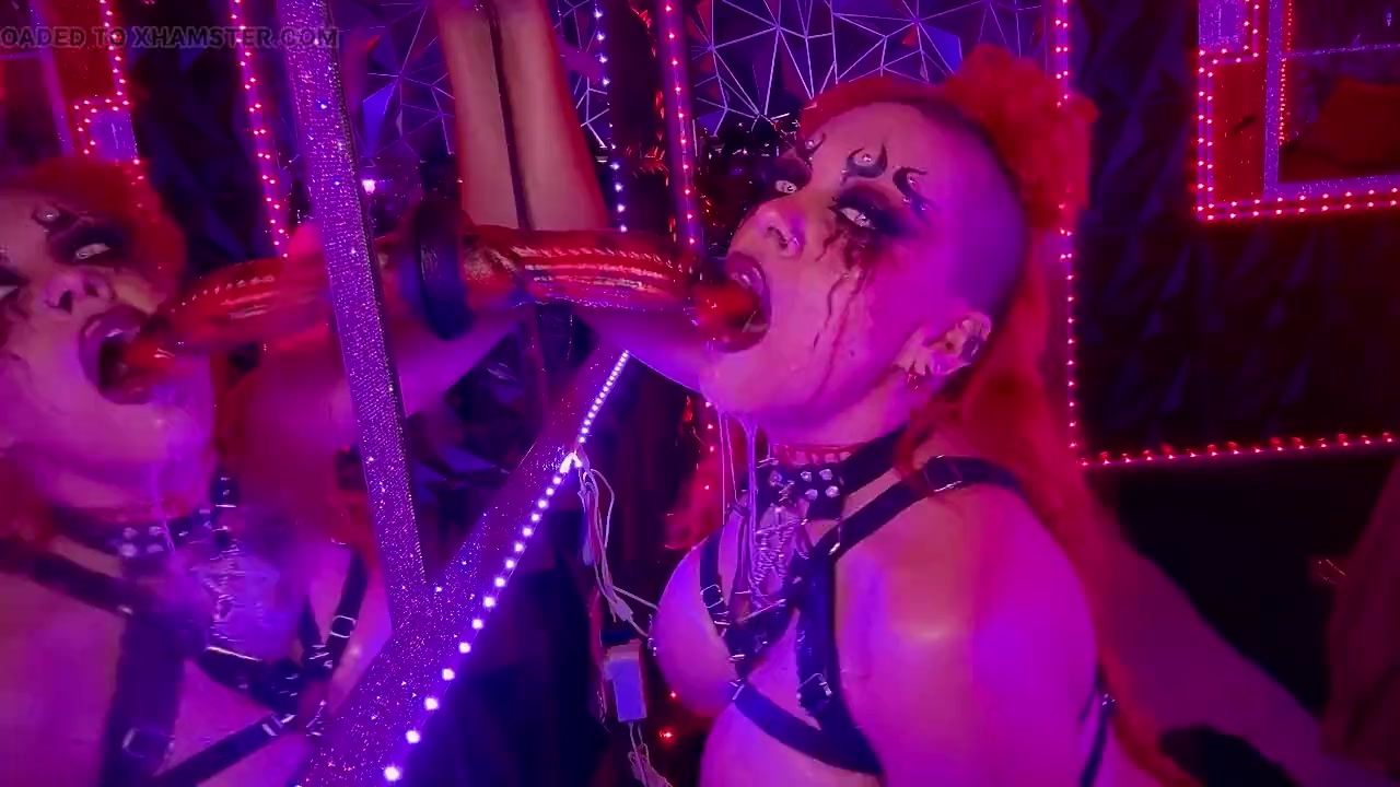 Busty Vampire Drains Your Cock with JOI