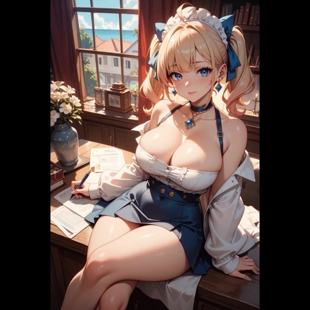 Black hair short beauty huge tits temptation