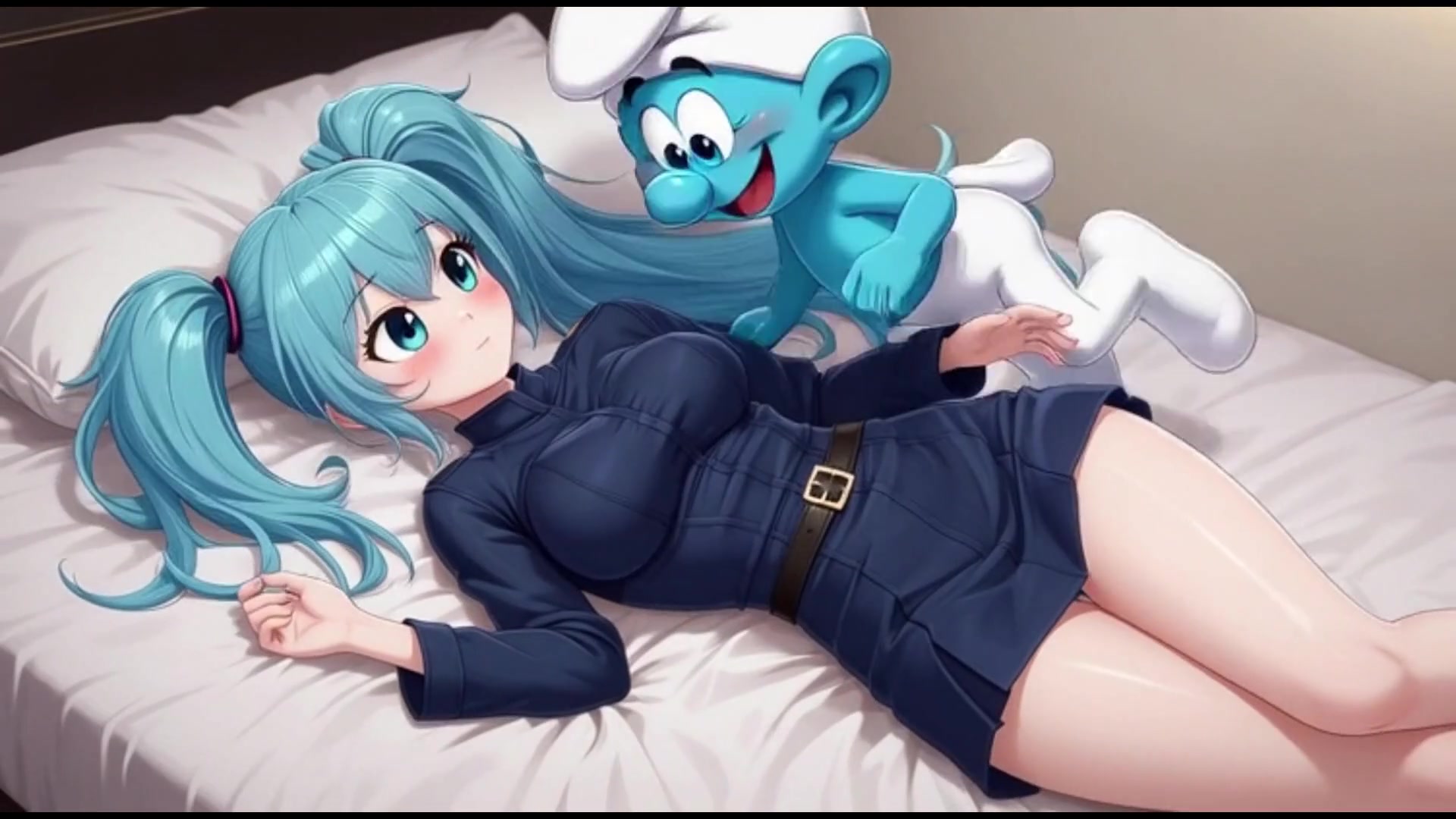 Fantastic animation in shared interior scene