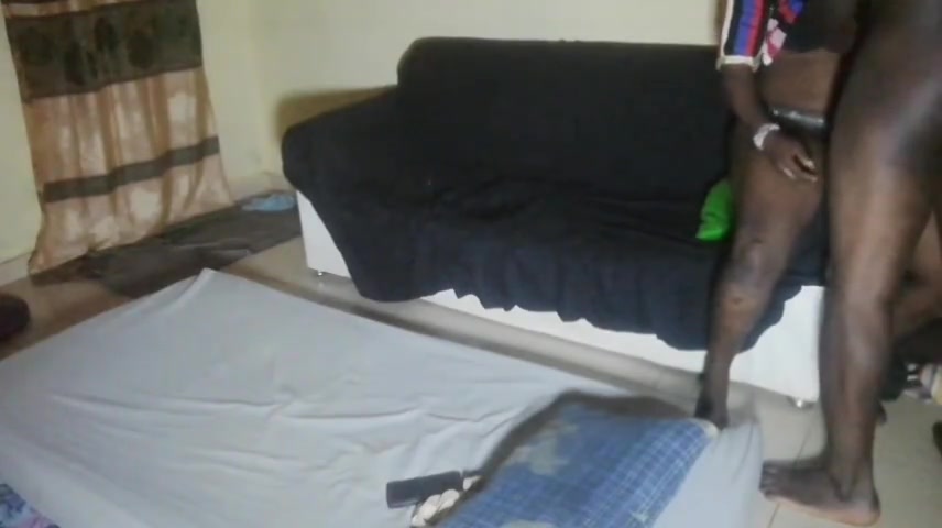 Watch how she spins her loins on the black cock