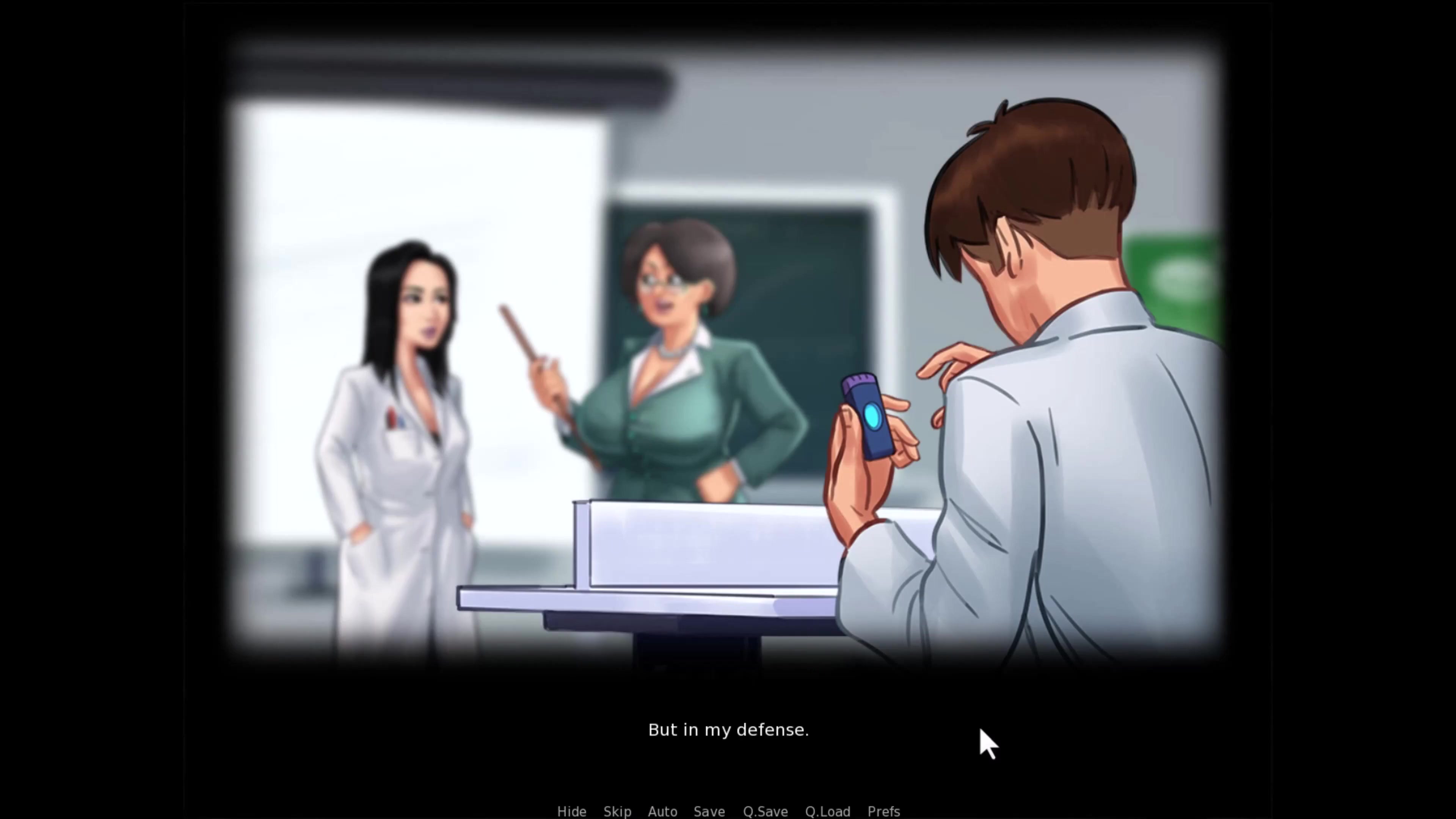 Summertime saga - I switched the vibrator on which she have on