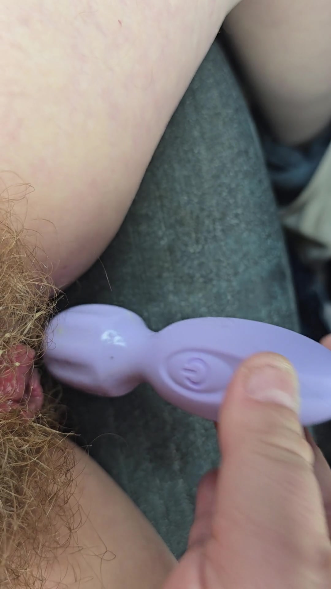 Clit Pumping Vibrator Play In The Car