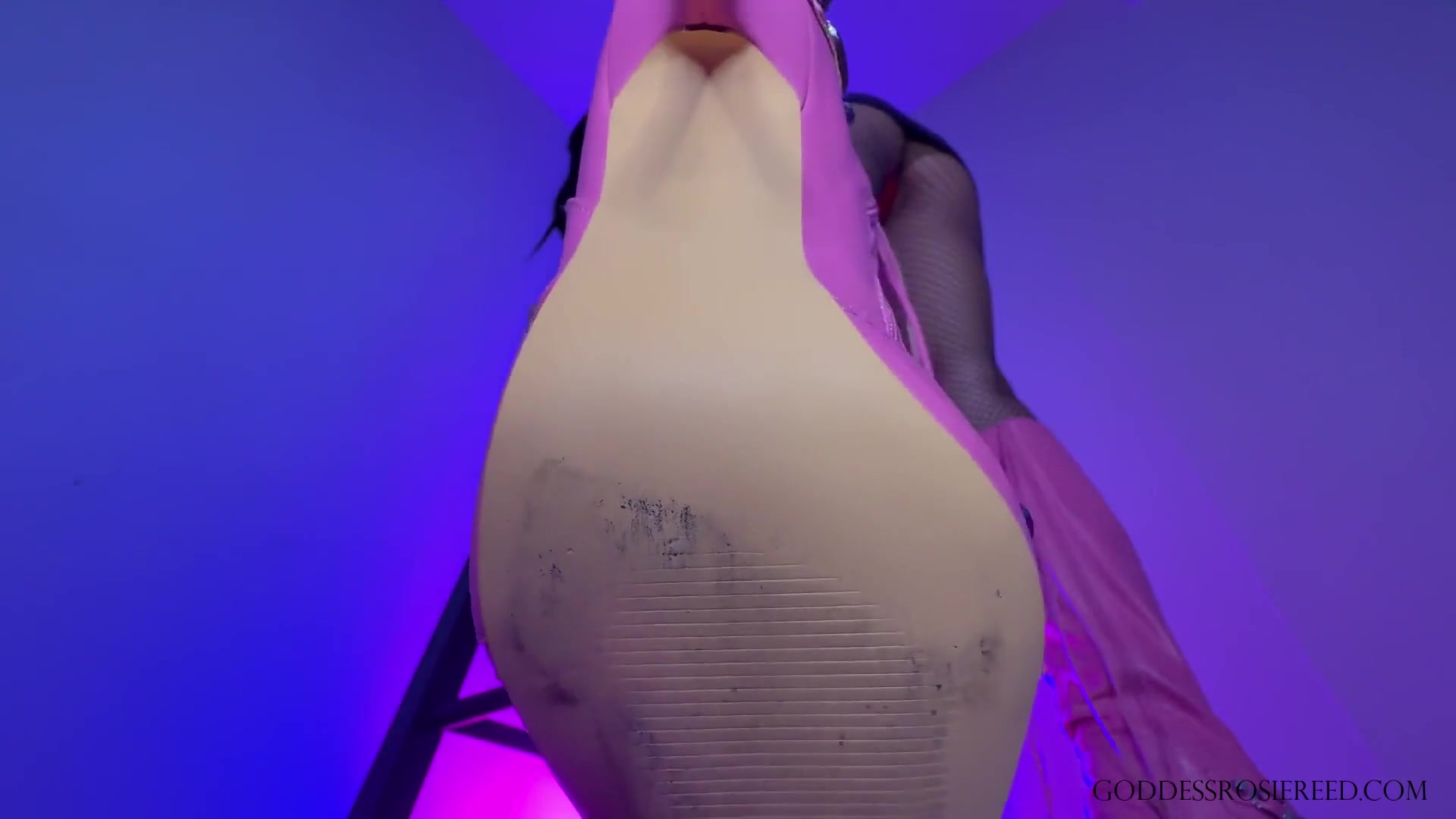 Bratty Pink Boots Tease- Ebony Femdom Goddess Rosie Reed Boot Domination Humiliation Mind Fuck