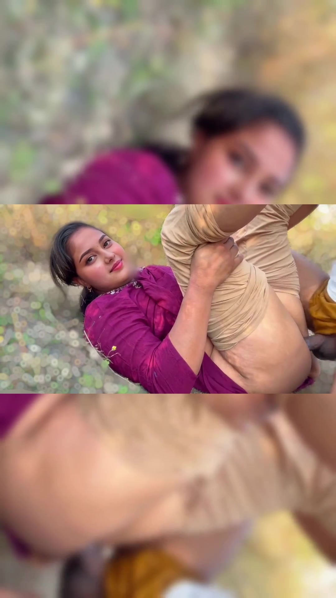 Jija JI convince her sali sahiba for fucking and her sali was convinced for making reels, & fucking in outdoor Clear Hindi Audio