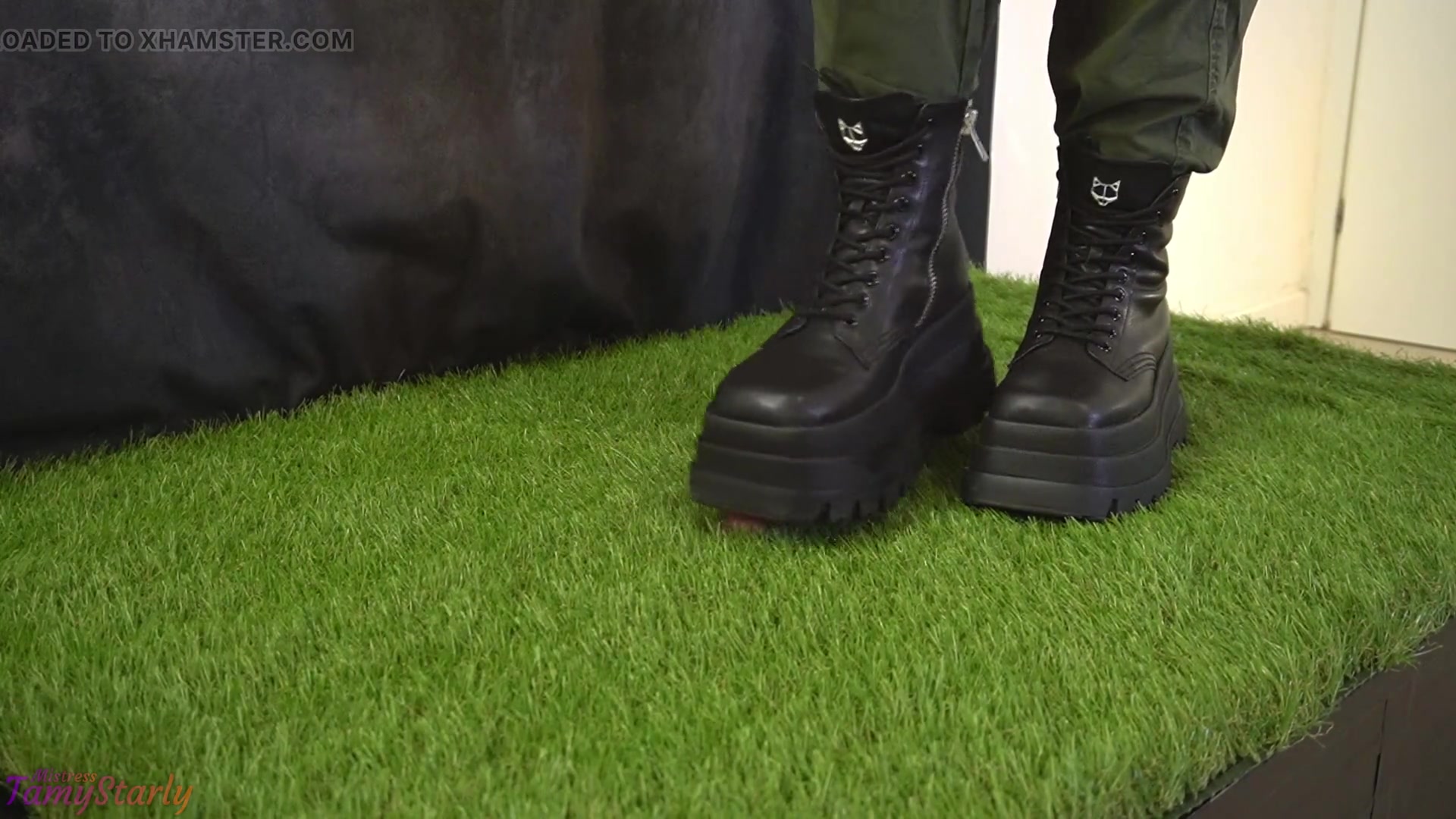 Crushing Your Little Worm with My Dangerous Naked Wolfe Boots