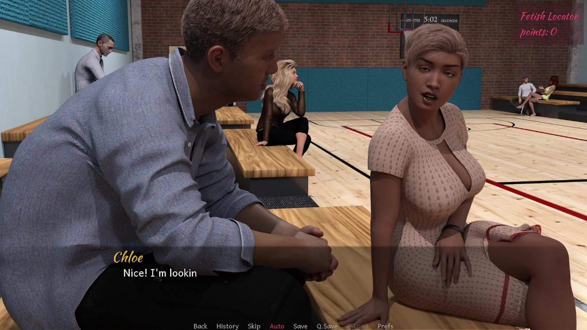 Fetish Locator - Chloe Sucks a Big White Cock in the College Bathroom Stalls